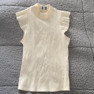 High Neck flowy sleeve tank